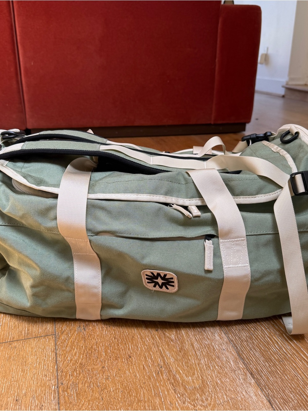 Walker Goods Valley Duffel Sage green - Picture 10 of 11
